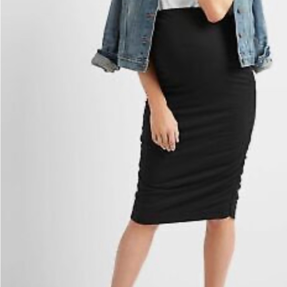 Maternity Black Pencil Skirt